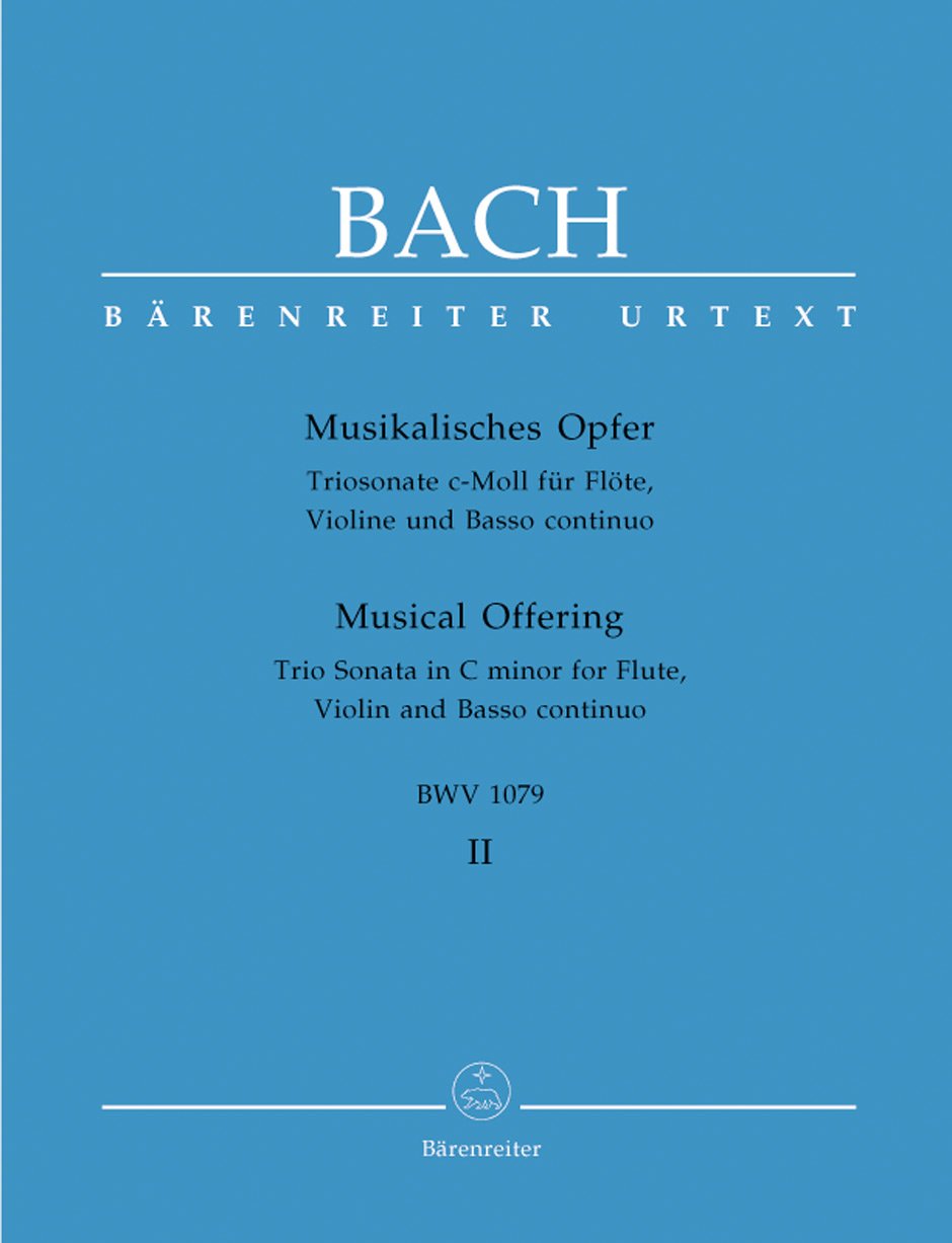 バッハ, J. S. : 音楽の捧げ物 BWV 1079より トリオ・ソナタ ハ短調